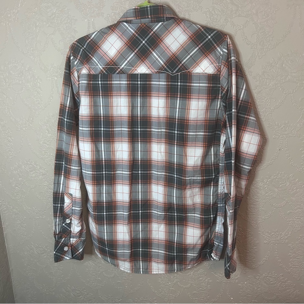 Reclaim standard fit western plaid shirt small great condition Buckle - Picture 4 of 4
